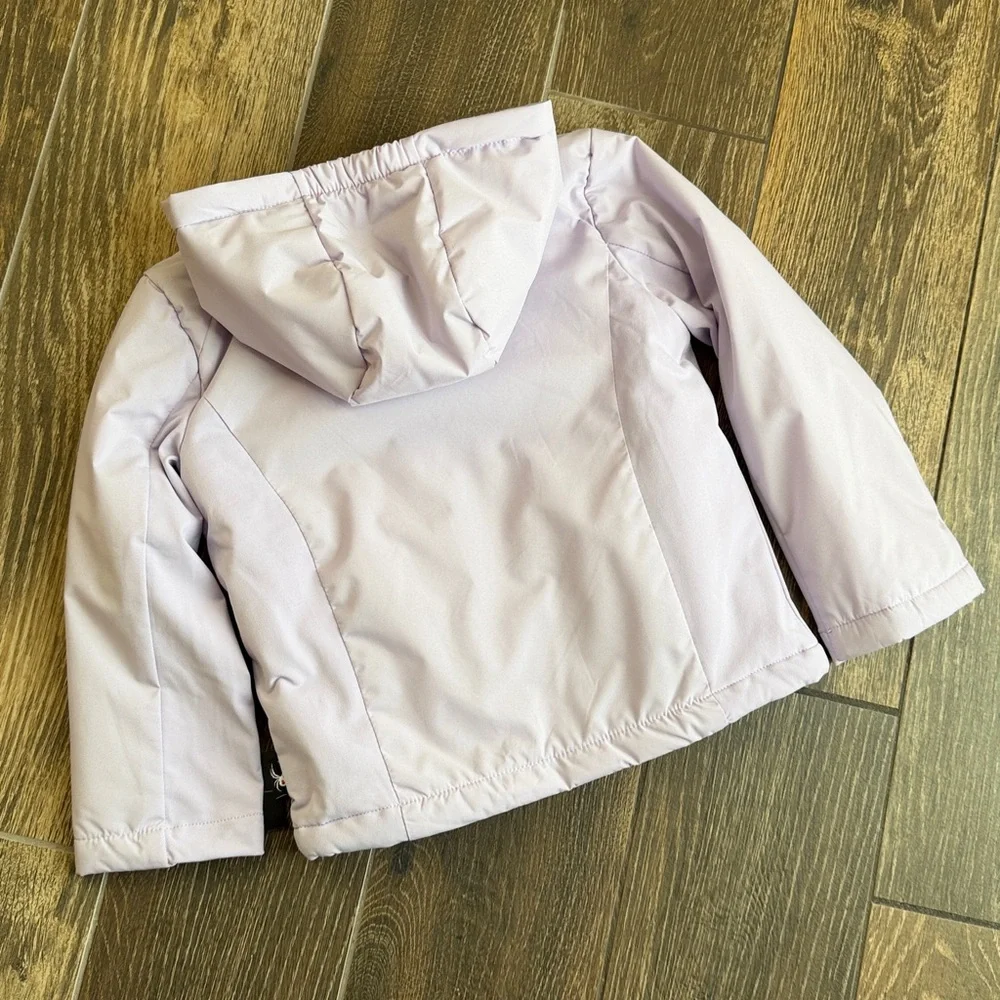 Spyder Girls’ Spyderlite Lavender Lightweight Water Resistant Jacket—3T